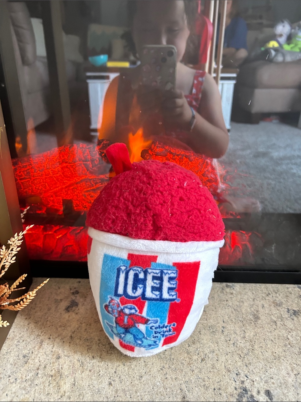 ICEE Plush Cup Toy - Red & White
